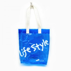 bule shopping bag in pvc